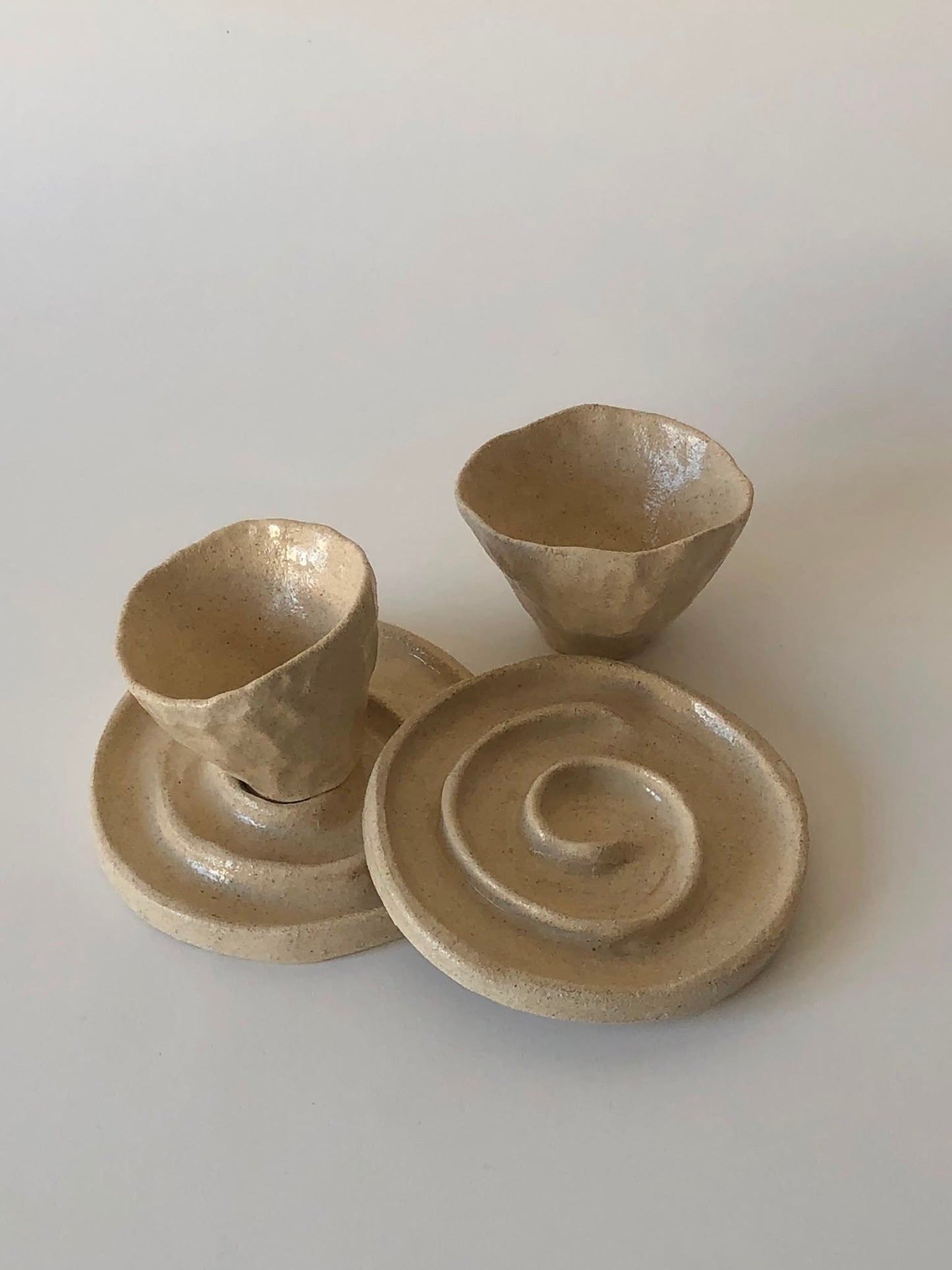 tasse empreinte - grès chamotté